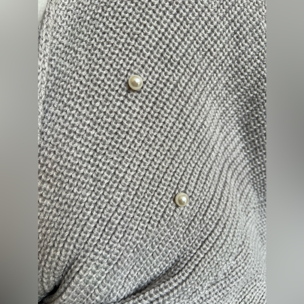 GRAY PEARL SWEATER - Picture 3 of 4